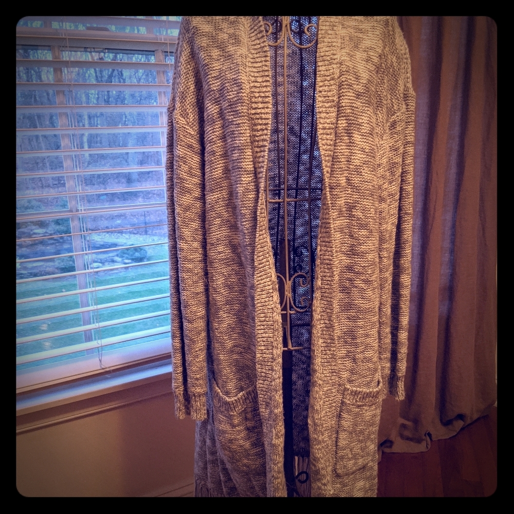 Gap long knit cardigan